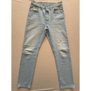 Levi's Woman's 501 Light Wash Blue Jean Premium XX BIG E 150thEdition Size 28x32
